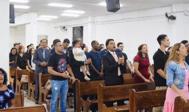 Primeiro culto setorial de 2025 com a nossa juventude