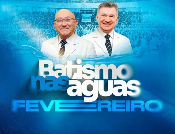 Batismo no mês de Fevereiro está chegando